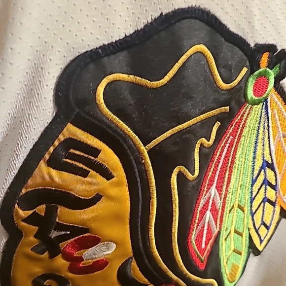 Vintage 90s 2xl Chicago Blackhawks Jersey Jeremy Roenick Hockey Starter Sewn - Picture 4 of 15